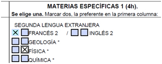 Ejemplo impreso matricula Ejemplo impreso matricula